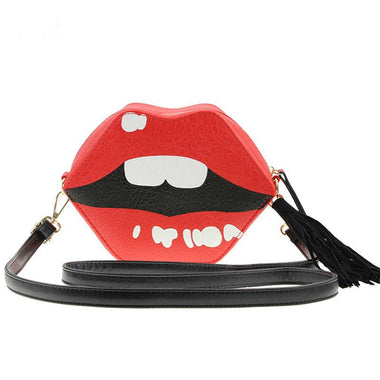 Red Lips Crossbody Bag