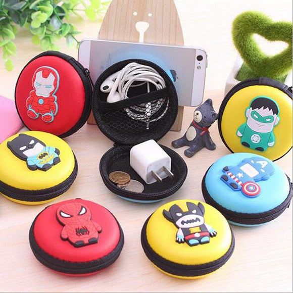 Super Heroes Coin Purse Key Wallet