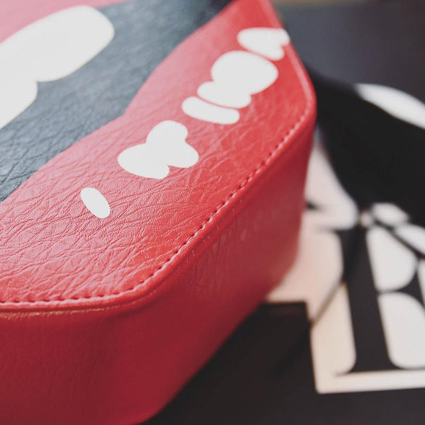 Red Lips Crossbody Bag