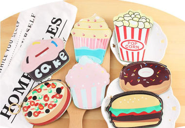 Irregular Shape Snack Design Coin Wallet