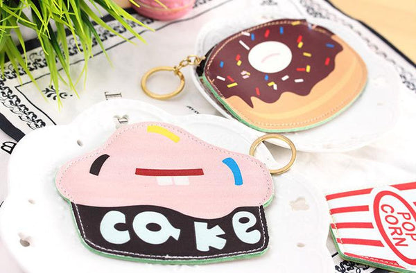 Irregular Shape Snack Design Coin Wallet