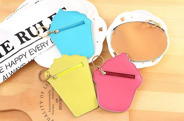 Irregular Shape Snack Design Coin Wallet