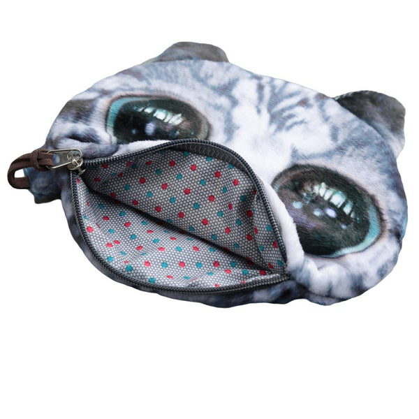 Coin Purse Cat Animal Head