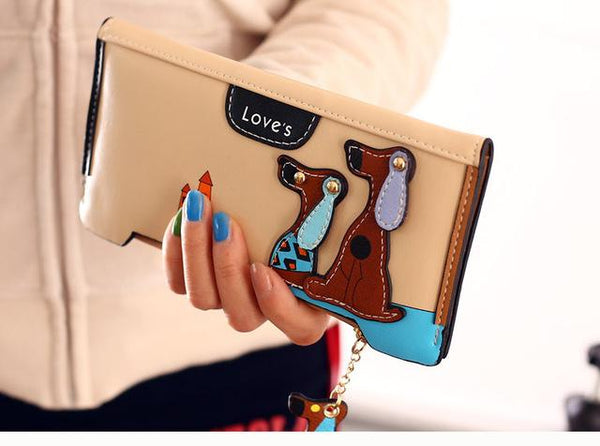 Cartoon Dog Wallet Long