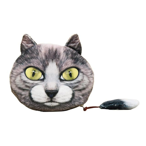 Coin Purse Cat Animal Head